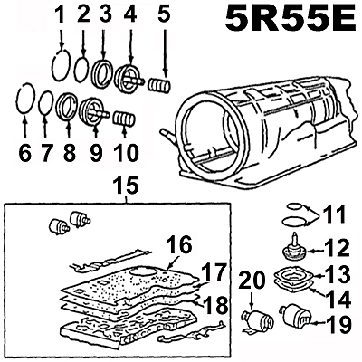 Ford 5r55e no reverse